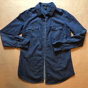 NWOT Denim button down